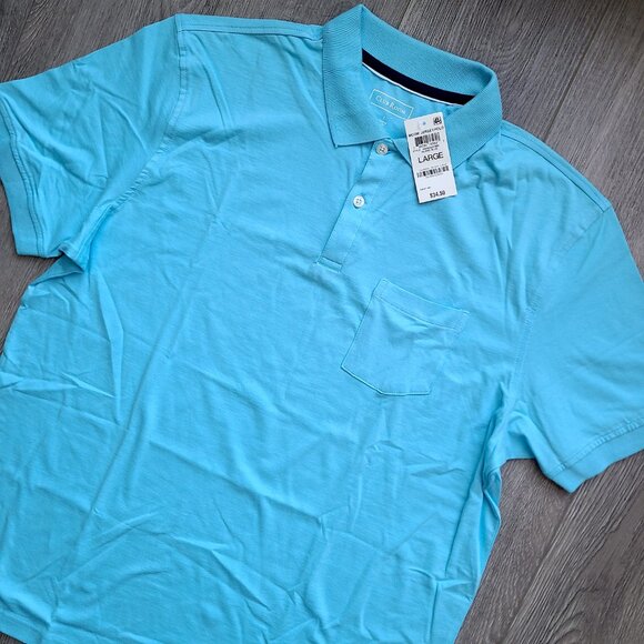 Club Room Light Blue Polo size L NWT - Picture 4 of 7